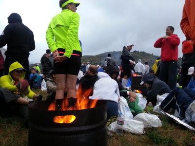 Firepits at the Ogden Marathon start