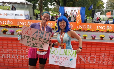 Post Hartford Marathon - We did it!