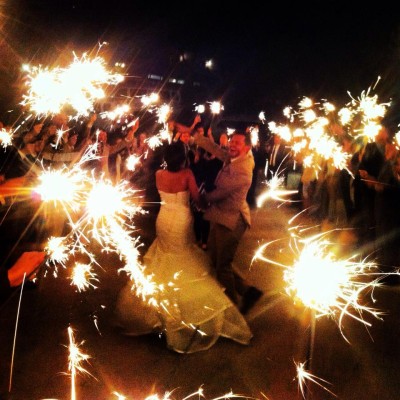 Sparkler Wedding