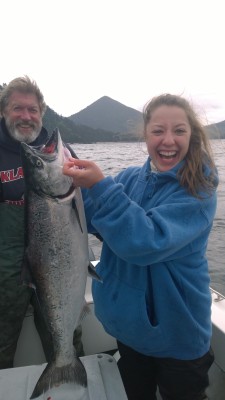 Caught A King Salmon