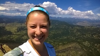 Laura Atop Bear Peak