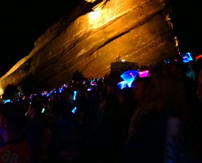 Glowsticks At Red Rocks