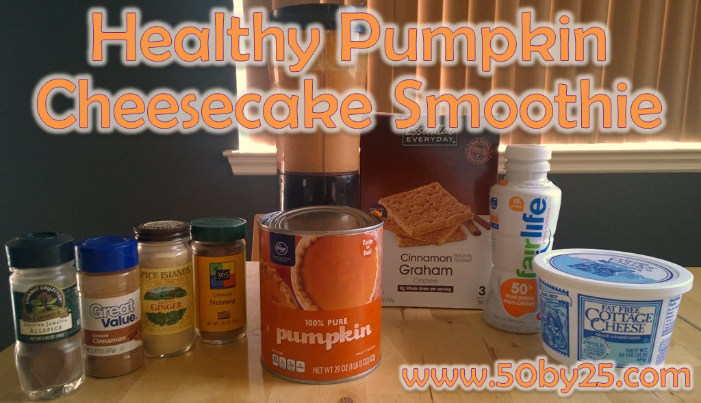 Healthy Pumpkin Cheesecake Smoothie