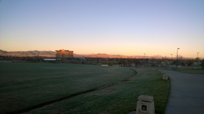 Westminster Park At Dawn