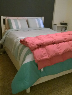 Bedroom Stacked Comforters