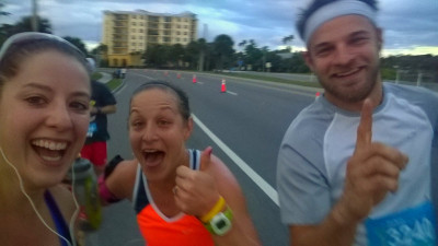 Melbourne Marathon Mile 6 Selfie