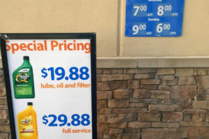 Walmart Automotive Center Pricing