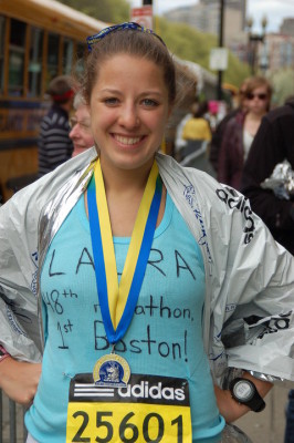 Boston Marathon Finish 2010