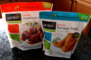 Gardein Meatless Meatballs and Fish